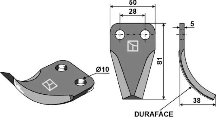 Futtermischwagenmesser
